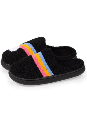 Isotoner Chaussons mules bouncy Femme Arc-en-ciel
