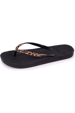 Isotoner Tongs Femme tige imprimé animal