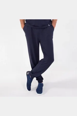Isotoner Pantalon jogger Homme Marine