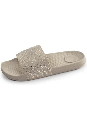 Isotoner Mules claquettes Femme strass