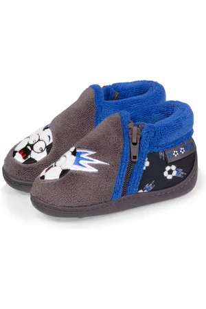Isotoner Chaussons bottillons zip Bébé Foot