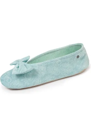 Isotoner Chaussons ballerines grand nœud Femme