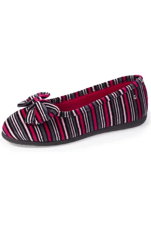 Isotoner Chaussons ballerines Femme Nœud