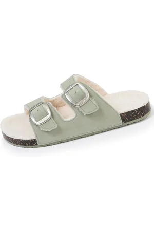 Isotoner Chaussons sandales Femme Sherpa