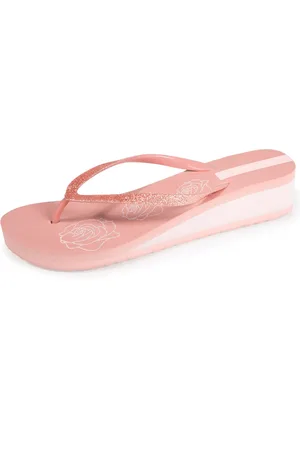 Isotoner Tongs Femme imprimé floral talon
