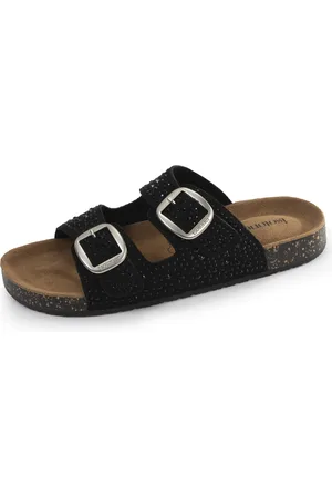 Isotoner Mules Sandales Femme Double Bride