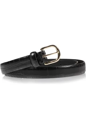 Isotoner Ceinture Femme Effet texturé Noir