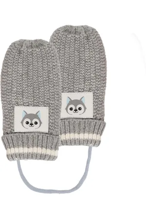 Isotoner Moufles maille Enfant 2/4 ans loup Soft Touch