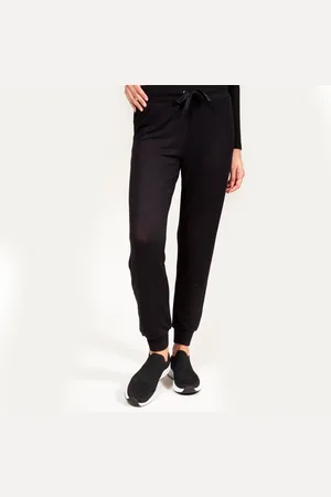 Isotoner Pantalon jogger Femme maille côtelée