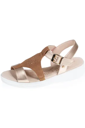 Isotoner Sandales Femme CONFORT PLUS dessus rosace