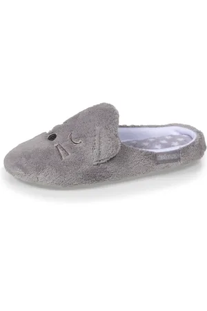 Isotoner Chaussons mules 3D Femme Chat