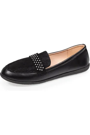 Isotoner Mocassins cloutés Femme bi matière