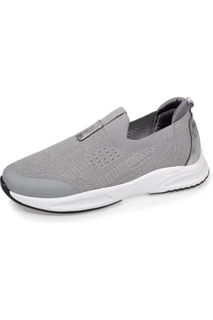 Isotoner Chaussures baskets Femme à enfiler Gris