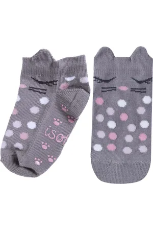 Isotoner Chaussettes antidérapantes Enfant Chat 1/4 ans