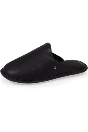 Isotoner Chausson mules Homme cuir synthétique