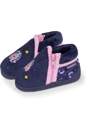 Isotoner Chaussons bottillons zip Bébé Licorne