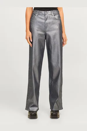 JJXX Jxtokyo Mikea Wide Hw Shiny Jeans Dnm