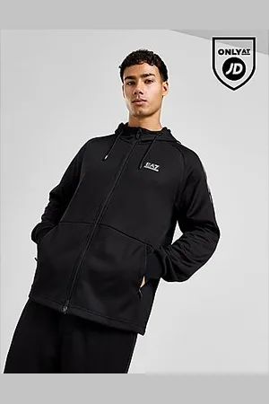 EA7 Sweat à Capuche Ventus 7 reflective Zippée Homme -