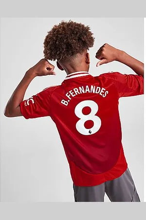 adidas Manchester United 24/25 Fernandes #8 Home Shirt JR -