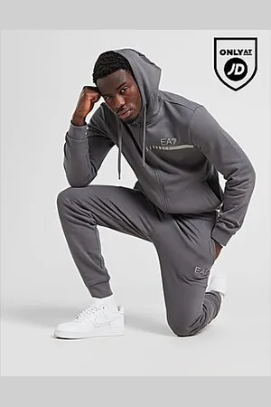 EA7 Ensemble de survêtement Central Tape Zippé -