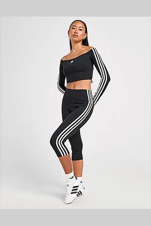 adidas Legging corsaire Adicolor 3 bandes -