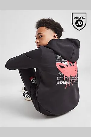adidas Sweat à capuche Graffiti Trefoil Junior -