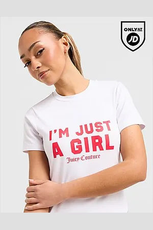 Juicy Couture T-shirt Juste une fille -