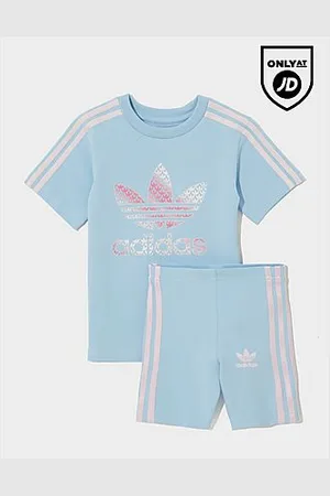 adidas Ensemble t-shirt et short à imprimé trèfle Fille -