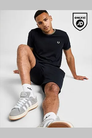 Fred Perry T-Shirt à Manches Courtes Twin Tipped Ringer Homme -