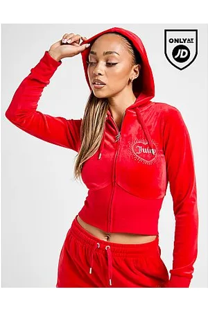 Juicy Couture Diamante Heart Logo Hoodie -