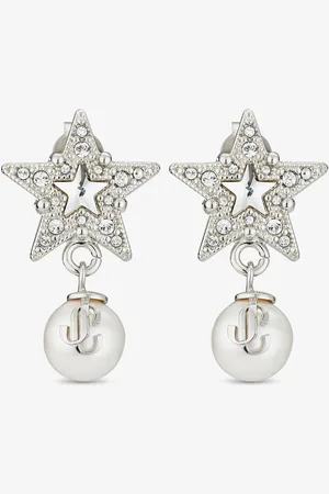 Jimmy Choo Crystal Star Earrings