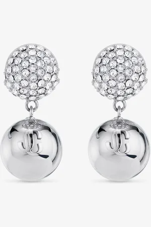 Jimmy Choo Double Sphere Earrings