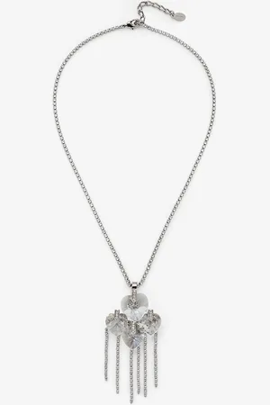 Jimmy Choo Heart Drop Necklace