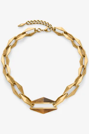 Jimmy Choo Diamond Link Necklace