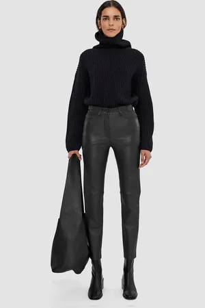 Pantalon cuir online joseph