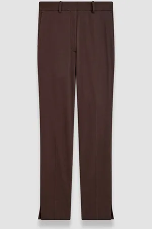 Joseph Pantalon Bing Court en gabardine stretch légère