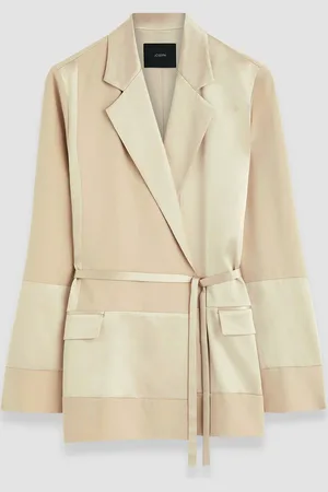 Joseph Veste Amelia en satin mat et brillant