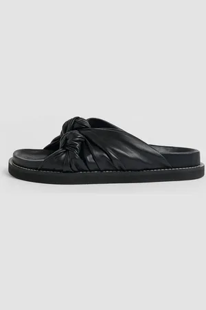 Joseph Sandales en cuir avec gros naud