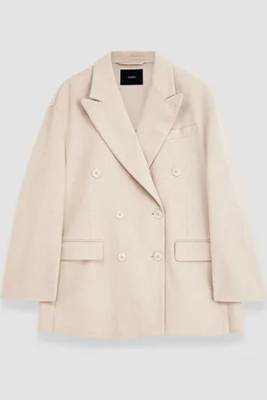 Joseph Veste Hermel en laine double face