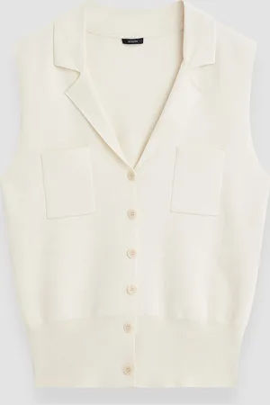 Joseph Gilet en maille Milano stretch