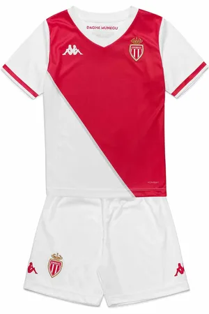 Kappa Ensemble Kombat Kit Home AS Monaco 24/25 Enfant