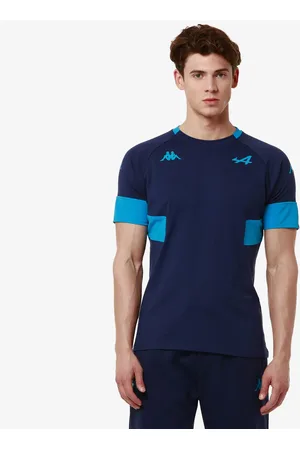 Kappa T-Shirt Adobi BWT Alpine F1 Team 2024 Bleu Homme