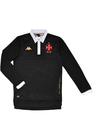 Kappa Maillot Kombat Pro Third ML Vasco De Gama 23/24 Noir Homme