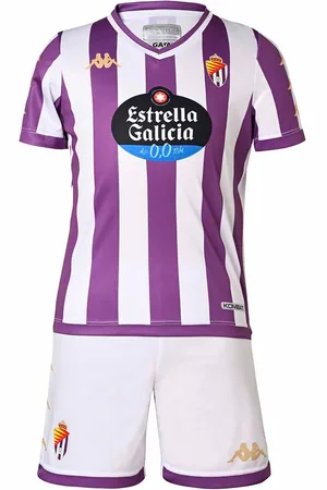 Kappa Ensemble Kombat Kit Home Valladolid 23/24 Violet Enfant