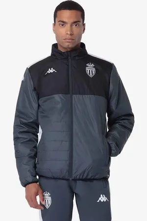 Kappa Doudoune Arseco 8 AS Monaco 24/25 Gris Homme