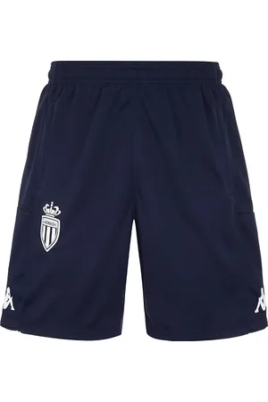 Kappa Short Ahorazip Pro 5 AS Monaco Bleu enfant