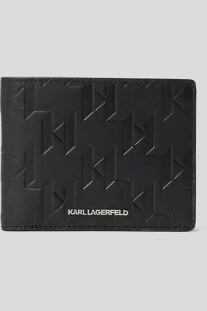 Karl Lagerfeld Portefeuille En Cuir K/loom À Deux Volets
