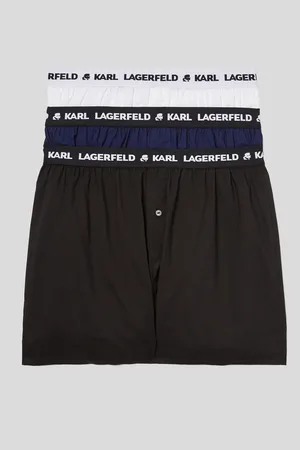 Karl Lagerfeld Short Boxer Tissé Avec Logo Karl - Lot De 3