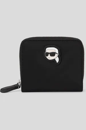 Karl Lagerfeld Portefeuille Zippé En Nylon Ikon