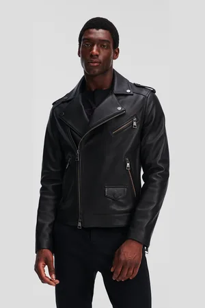 Karl Lagerfeld Veste De Motard En Cuir